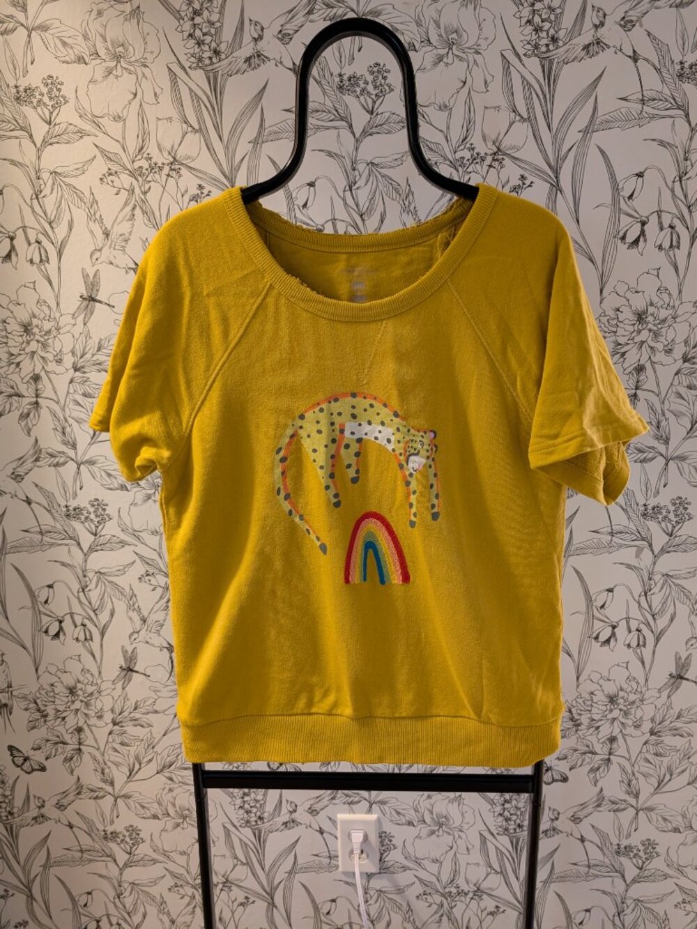 Anthropologie Jarmel by Jarmel Graphic Sweatshirt | Mustard Yellow